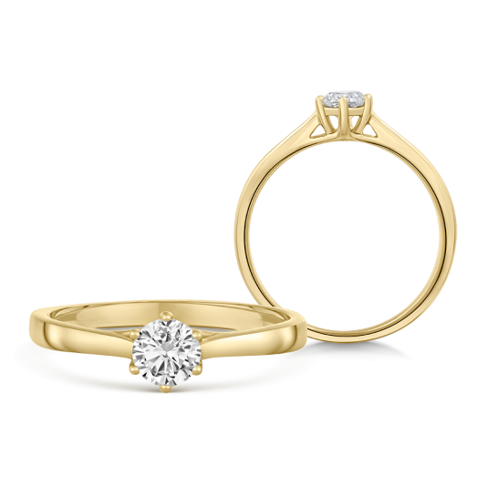 SOFIA DIAMONDS zlatý zásnubní prsten s diamantem 0,38 ct prsten UDRG47932Y