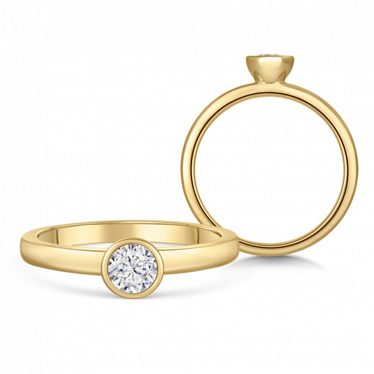 SOFIA DIAMONDS zlatý zásnubní prsten s diamantem prsten BDRB00079YG