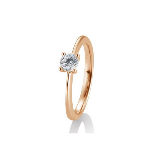 SOFIA DIAMONDS prsten z růžového zlata s diamantem 0,40 ct prsten BE41/05638-R