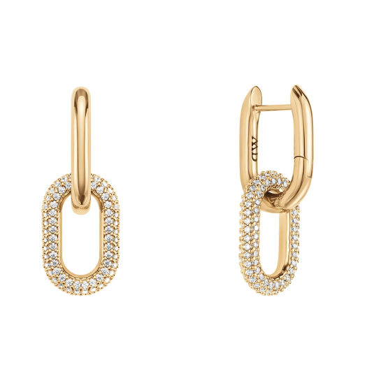 DANIEL WELLINGTON dámské náušnice Crystal Link náušnice DW00400594