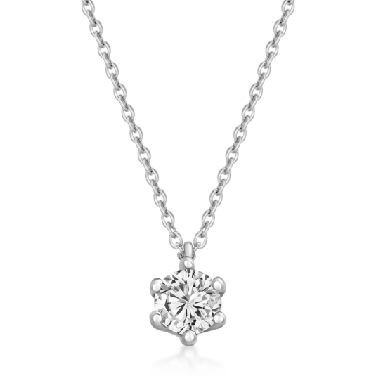 SOFIA DIAMONDS zlatý náhrdelník diamantem 0,14 ct náhrdelník UDPD22212W-H-I1