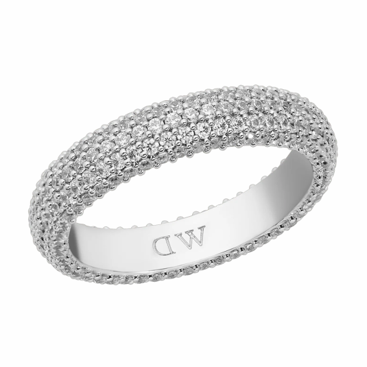 DANIEL WELLINGTON ocelový pavé prsten prsten DW004016XX-7
