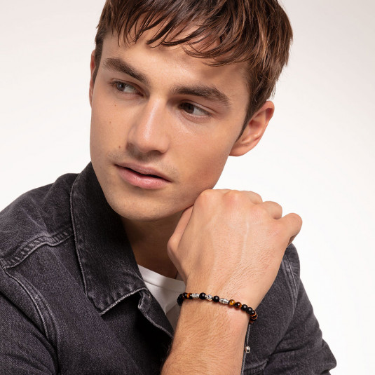 THOMAS SABO náramek Brown Skull M-A1946-811-7-L22v - Sofia.sk