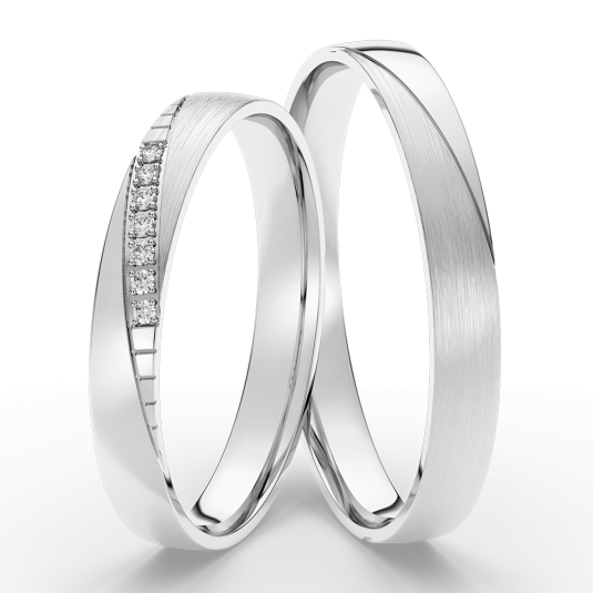 SOFIA zlatý dámský snubní prsten snubní prsteny ML65-26/N2-3WWG