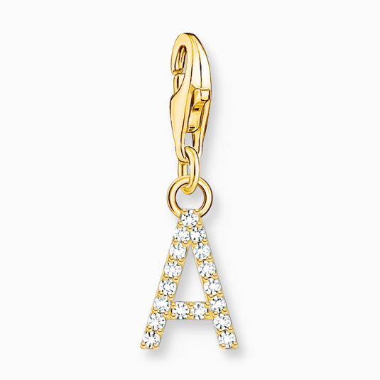 THOMAS SABO přívěsek charm letter A gold přívěšek 1964-414-14