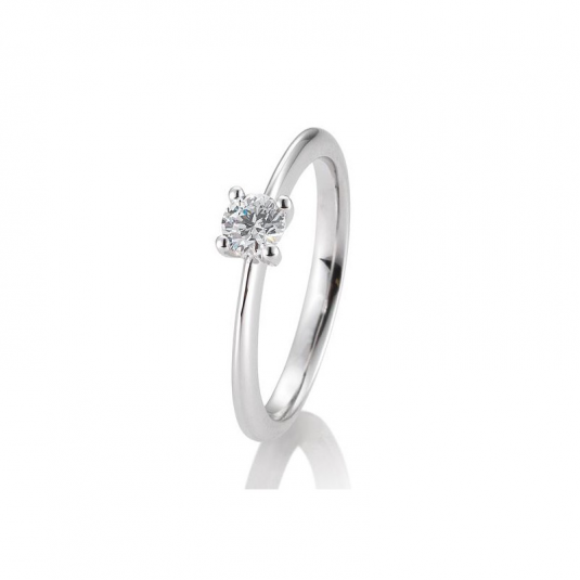SOFIA DIAMONDS prsten z bílého zlata s diamantem 0,30 ct prsten BE41/05637-W