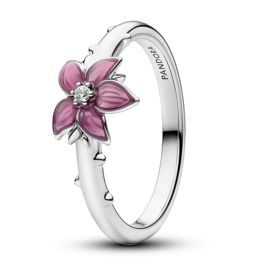 PANDORA Aurora Disney prsten Mulan třešňový květ prsten 135027C01