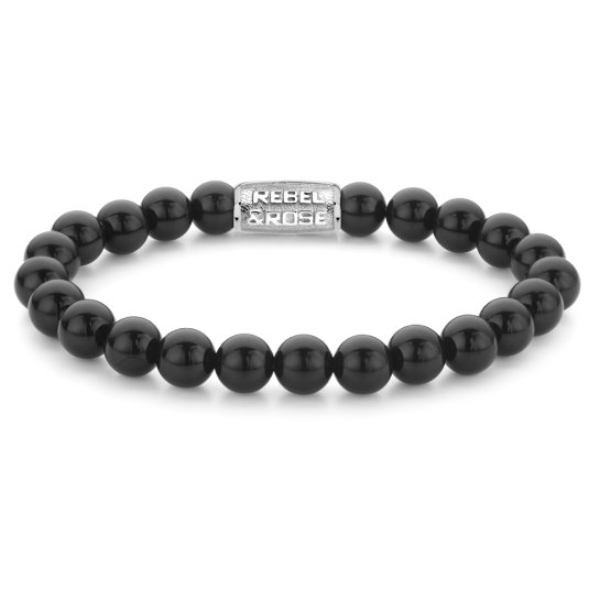 REBEL & ROSE náramek Black Velvet náramek RR-80089-S