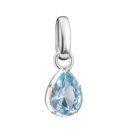 THOMAS SABO CONNECT přívěsek charm Birthstone March přívěšek CC1331-699-1