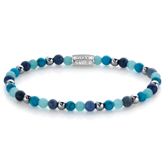 REBEL & ROSE náramek Blue Summer Vibes náramek RR-40054-S