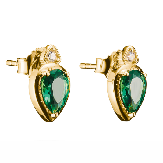 THOMAS SABO náušnice Green Stones náušnice H2333-971-6