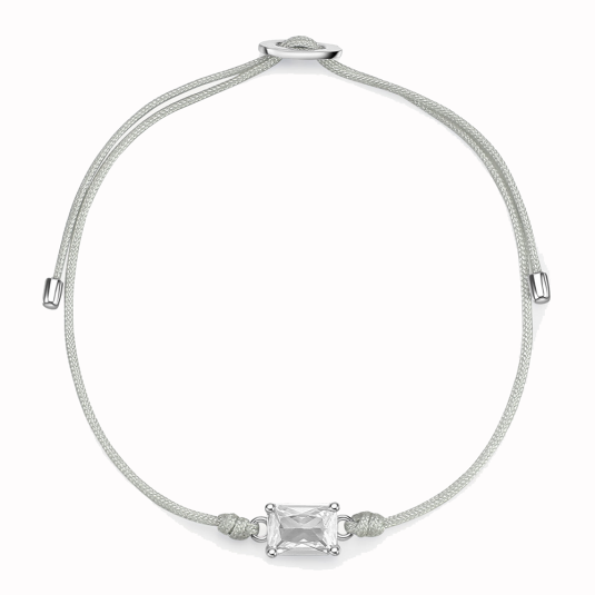 BROSWAY šňůrkový náramek Infinite White náramek BWFIW112