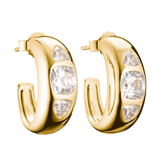 THOMAS SABO náušnice Hoop with Zirconia Bold Elegance náušnice CR759-414-14