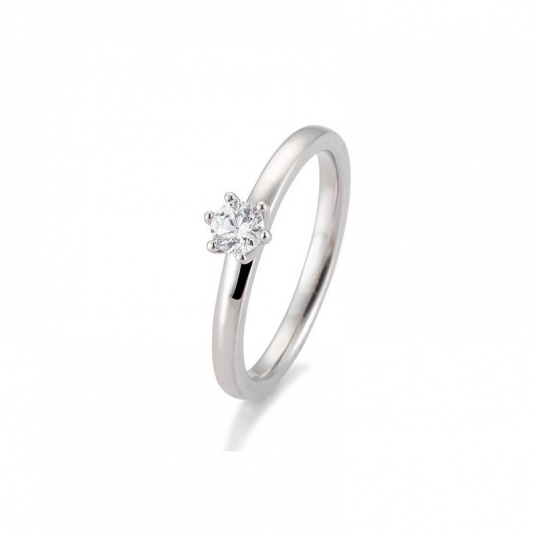 SOFIA DIAMONDS prsten z bílého zlata s diamantem 0,25 ct prsten BE41/05990-W