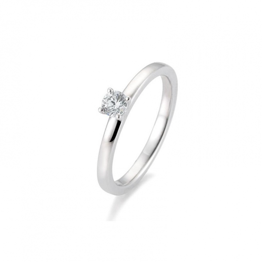 SOFIA DIAMONDS prsten z bílého zlata s diamantem 0,25 ct prsten BE41/05993-W