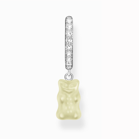THOMAS SABO x HARIBO kusová náušnice White goldbear náušnice CR726-052-14