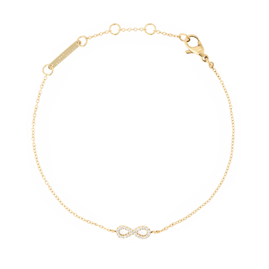 DANIEL WELLINGTON ocelový náramek Mirelle Infinity Bracelet Gold náramek DW00401626