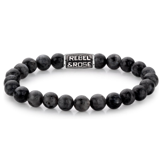 REBEL & ROSE náramek Grey Seduction Vintage náramek RR-80097-V