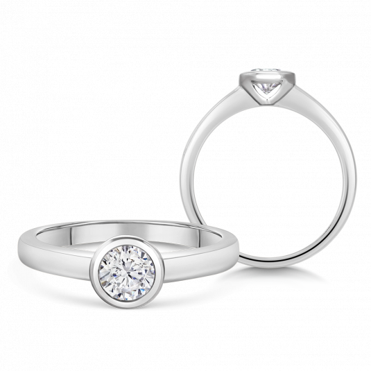 SOFIA DIAMONDS zlatý zásnubní prsten s diamantem 0,50 ct prsten BDRB00159WG