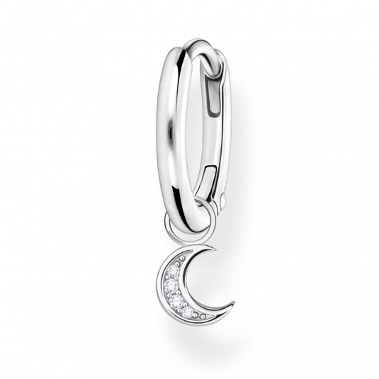 THOMAS SABO kusová náušnice Moon silver náušnice CR708-051-14