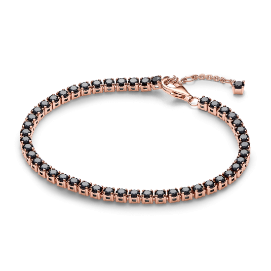 PANDORA pozlacený tenisový Nadčasový náramek náramek 581469C02
