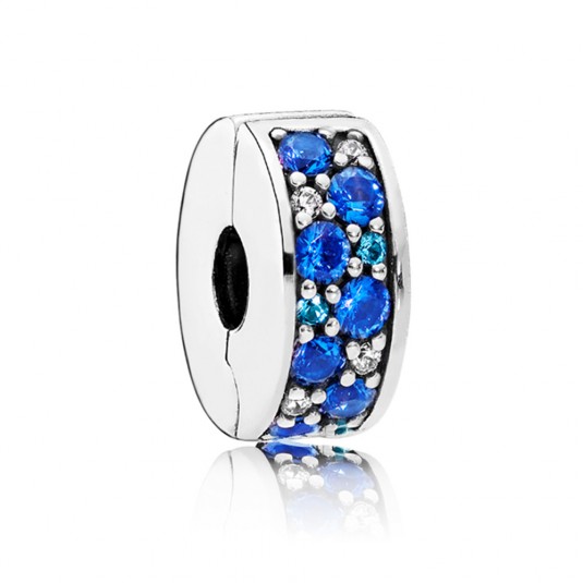 PANDORA korálek Modrá mozaiková zářivá elegance přívěšek 791817NSBMX