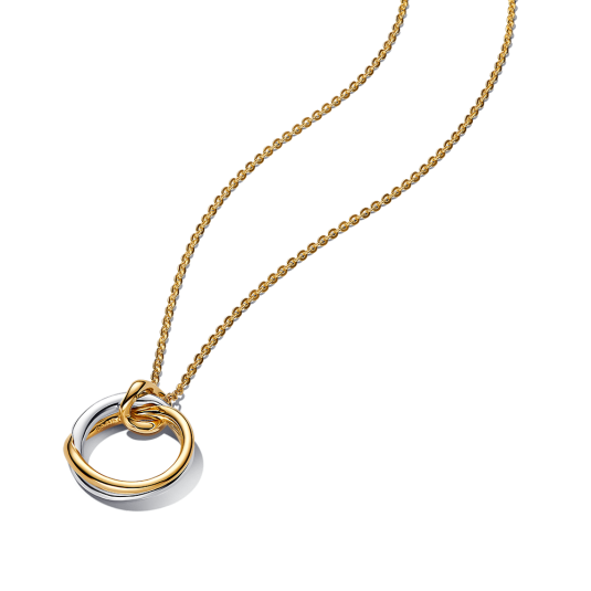 PANDORA ESSENCE pozlacený náhrdelník náhrdelník 363882C00