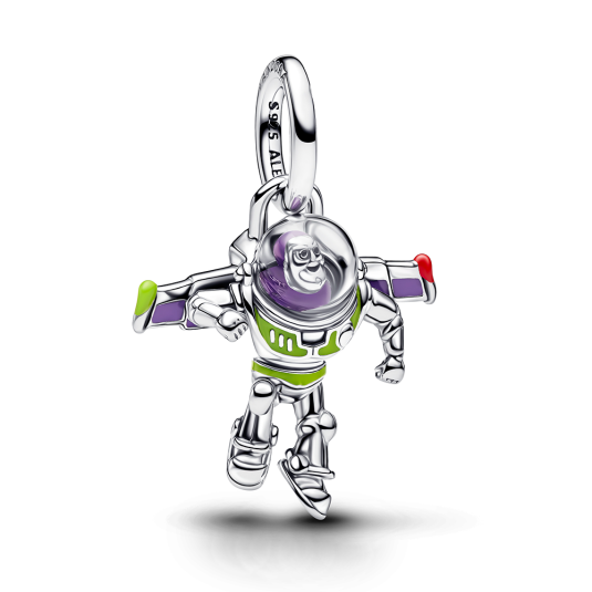 PANDORA Disney stříbrný korálek Buzz Lightyear Toy Story přívěšek 794604C01