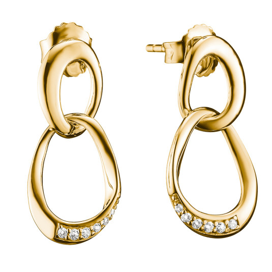 THOMAS SABO náušnice Together with white zirconia náušnice H2350-M01-14