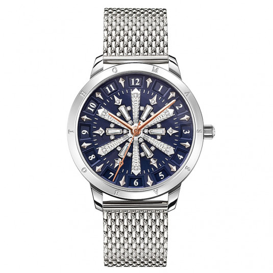 THOMAS SABO hodinky Snowflakes blue and silver hodinky WA0390-201-209