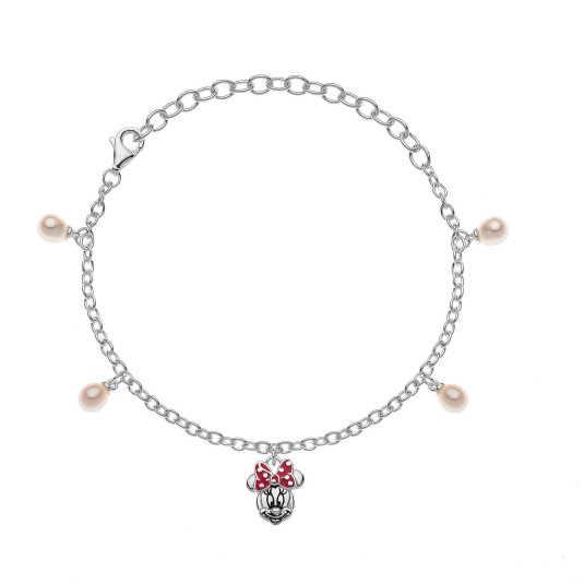 DISNEY stříbrný náramek Minnie náramek BS00001SMAL-5.CS