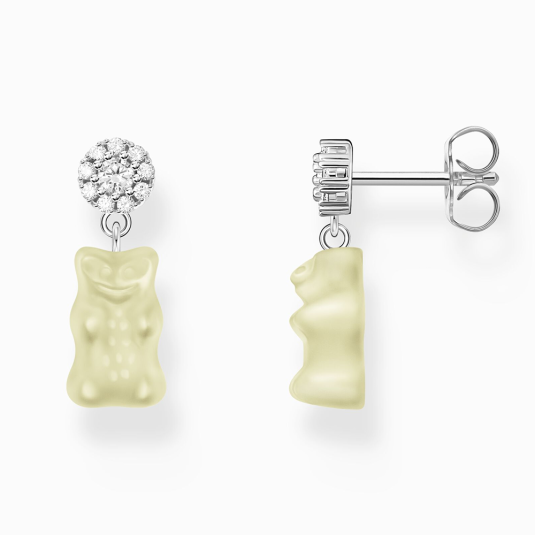 THOMAS SABO x HARIBO náušnice White goldbear náušnice H2330-052-14