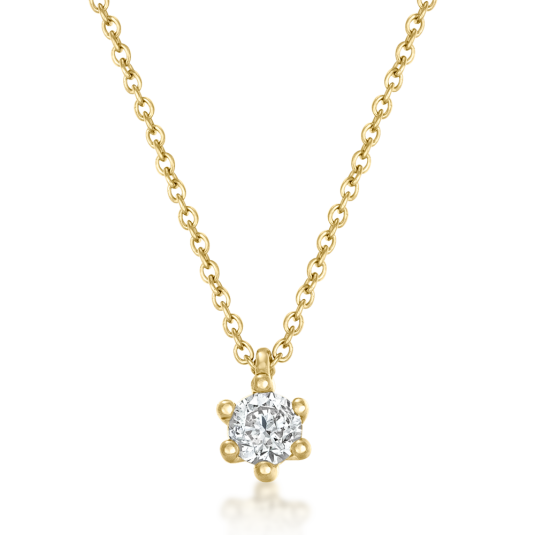 SOFIA DIAMONDS zlatý náhrdelník diamantem 0,09 ct náhrdelník UDPD22211Y-H-I1