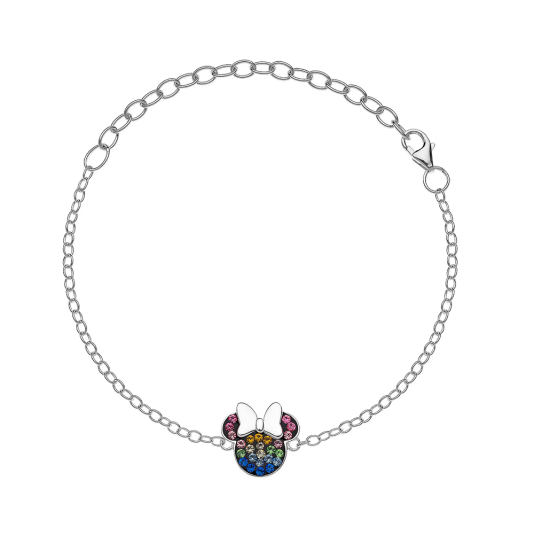 DISNEY stříbrný náramek Minnie náramek BS00026SRML-55.CS