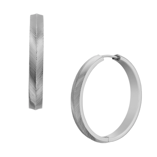 FOSSIL náušnice Harlow Linear Texture náušnice FOJF04668040