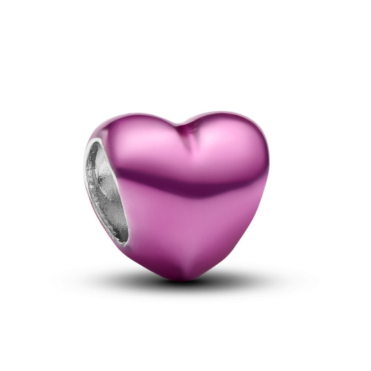 PANDORA stříbrný mini korálek Srdíčko přívěšek 794785C01