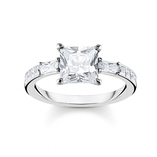 THOMAS SABO prsten White stones silver prsten TR2380-051-14