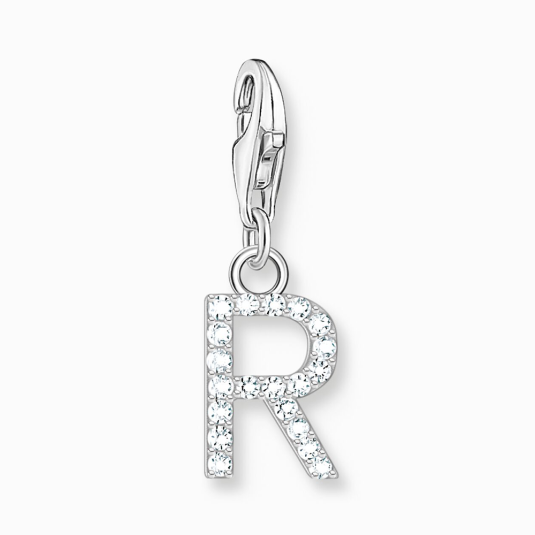 THOMAS SABO přívěsek charm letter R silver přívěšek 1955-051-14