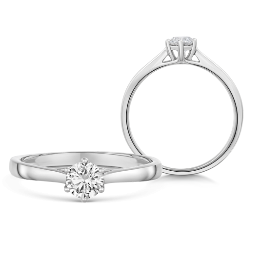 SOFIA DIAMONDS zlatý zásnubní prsten s diamantem 0,38 ct prsten UDRG47932W