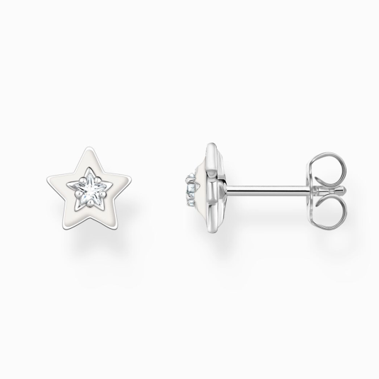 THOMAS SABO náušnice White star náušnice H2273-041-14