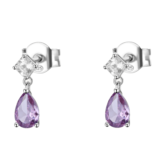 BROSWAY náušnice Fancy Magic purple náušnice BWFMP115