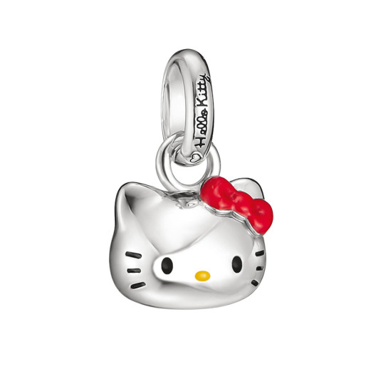 THOMAS SABO CONNECT přívěsek charm Hello Kitty red bow přívěšek CC1359-M06-10