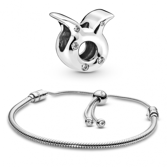 PANDORA set Birthdays - znamení Býk šperkový set 599652C01-2+798418C01