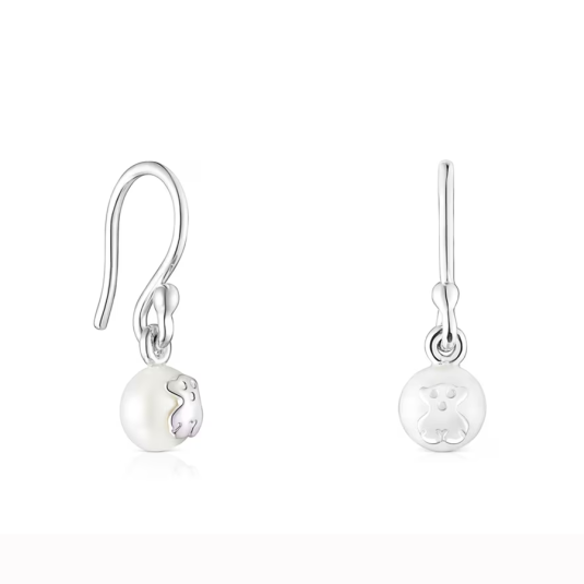 TOUS stříbrné náušnice Icon Pearl náušnice 012573510