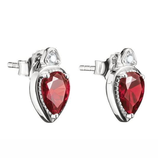 THOMAS SABO náušnice Red Teardrop Stones náušnice H2333-051-10