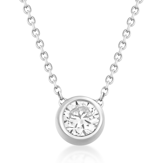SOFIA DIAMONDS náhrdelník s diamantem 0,15 ct náhrdelník UDPD29633W-H-I1