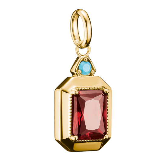 THOMAS SABO přívěsek Octagon Red Zirconia Stone přívěšek PE986-971-10