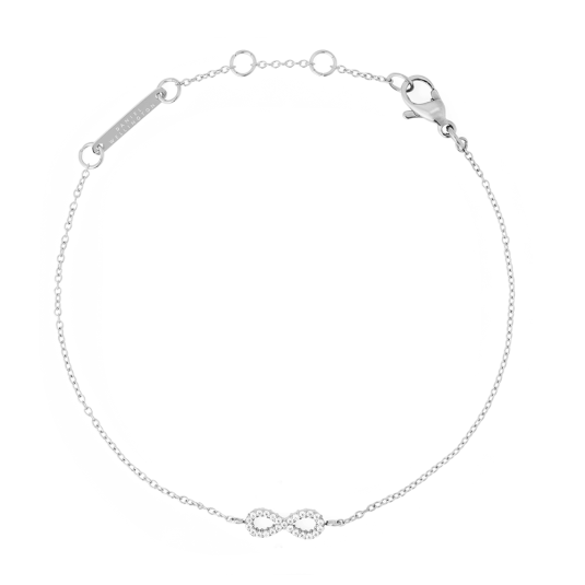 DANIEL WELLINGTON ocelový náramek Mirelle Infinity Bracelet Silver náramek DW00401628
