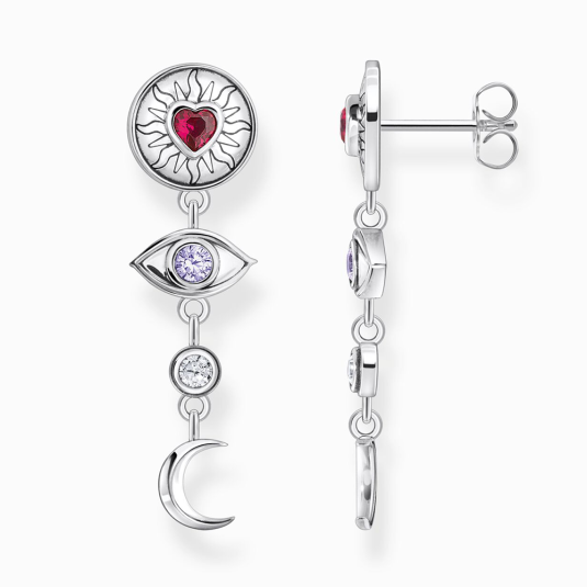 THOMAS SABO náušnice Cosmic talismans náušnice H2277-640-7