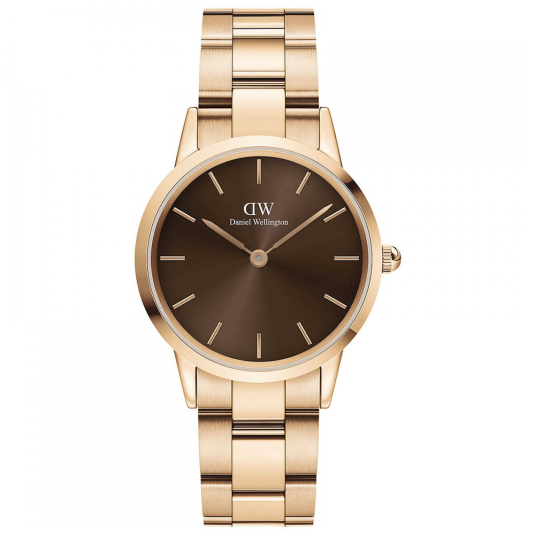 DANIEL WELLINGTON dámské hodinky Iconic Link Amber hodinky DW00100462